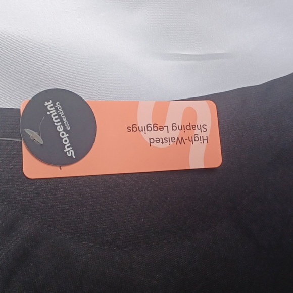 Shapermint Black High Waisted Shaping Leggings Large - Picture 3 of 5